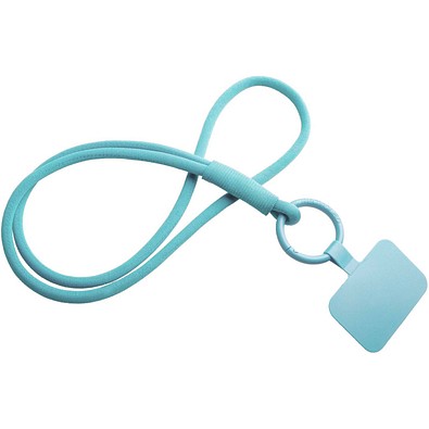 Tubyard Lanyard mit Telefonhalterung und elastischem Band, eisblau
