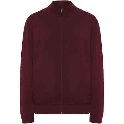 Ulan 280 g/m² Sweatjacke Unisex, granatrot, XL