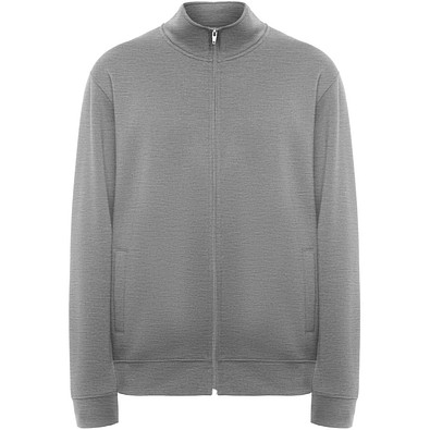 Ulan 280 g/m² Sweatjacke Unisex, marl grau, XL