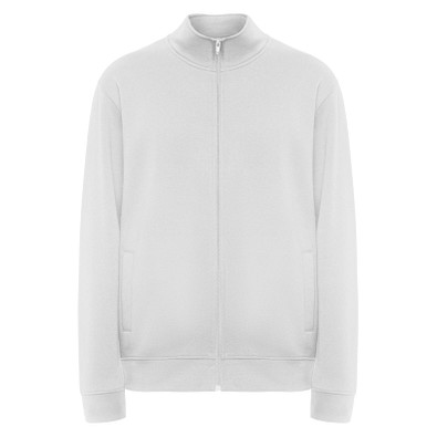 Ulan Sweatjacke Unisex, weiss, L