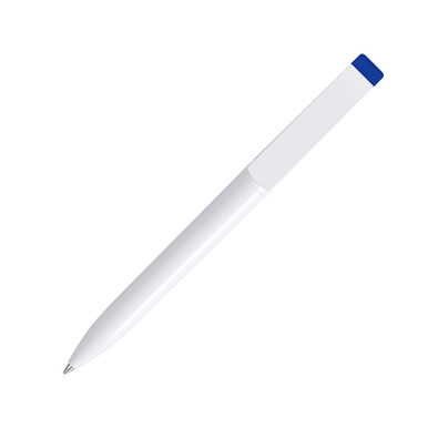 uma® Antibakterieller Kugelschreiber Effect Green, blaue Mine, weiß-blau