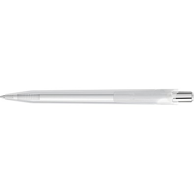 uma® BEAT transparent Druckkugelschreiber, klar