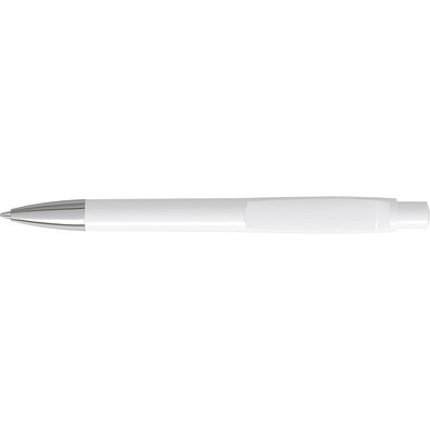 uma® BLOOM SI Druckkugelschreiber, weiss