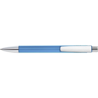 uma® CANDY transparent M SI Druckkugelschreiber, hellblau