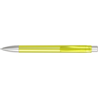 uma® CANDY transparent SI Druckkugelschreiber, gelb