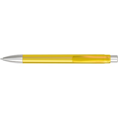 uma® CANDY transparent SI Druckkugelschreiber, ocker