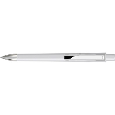 uma® CHECK M-SI Druckkugelschreiber, weiss