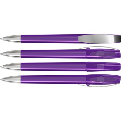 uma® CHILL transparent SI Drehkugelschreiber, violett