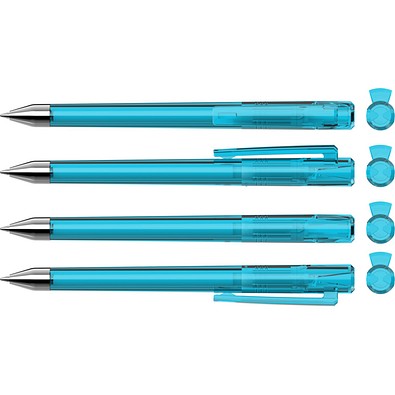 uma® CRYS transparent SI Drehkugelschreiber, dunkelblau
