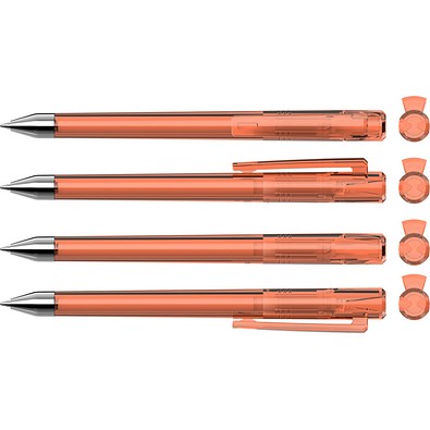 uma® CRYS transparent SI Drehkugelschreiber, orange