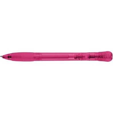 uma® FANTASY transparent Druckkugelschreiber, magenta