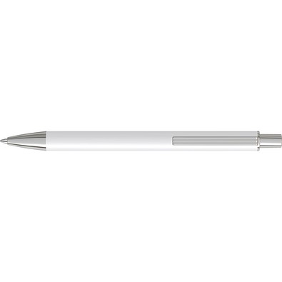 uma® GROOVE RECY Druckkugelschreiber, weiss