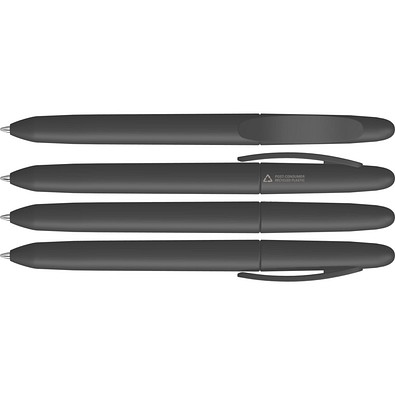 uma® ICONIC RECY Drehkugelschreiber, schwarz