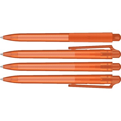 uma® JUMP frozen Druckkugelschreiber, orange