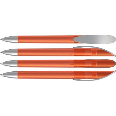 uma® KLICK Drehkugelschreiber, orange