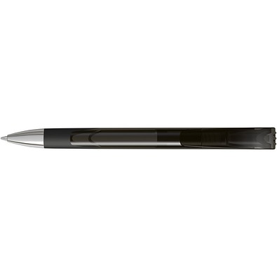 uma® LOOK grip transparent SI Druckkugelschreiber, anthrazit