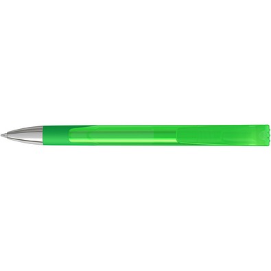 uma® LOOK grip transparent SI Druckkugelschreiber, hellgrün