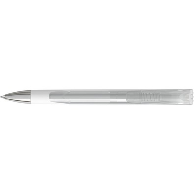 uma® LOOK grip transparent SI Druckkugelschreiber, klar