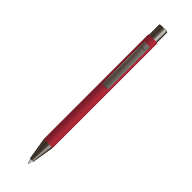 uma® Metall-Kugelschreiber Straight Gum, blaue Mine, rot