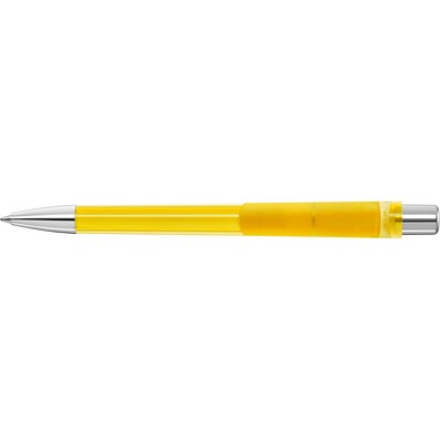 uma® PEPP transparent SI Druckkugelschreiber, gelb