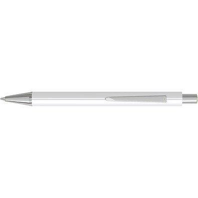 uma® PYRA Druckkugelschreiber, weiss