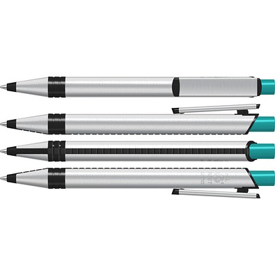 uma® RECYCLED PET PEN ALUMA Druckkugelschreiber, petrol