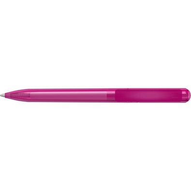 uma® RECYCLED PET PEN CHANGE transparent Drehkugelschreiber, magenta
