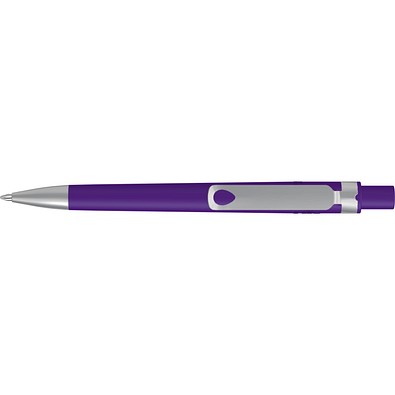 uma® RECYCLED PET PEN CORE F SI Druckkugelschreiber, dunkelviolett