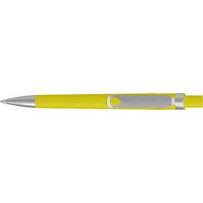 uma® RECYCLED PET PEN CORE F SI Druckkugelschreiber, gelb