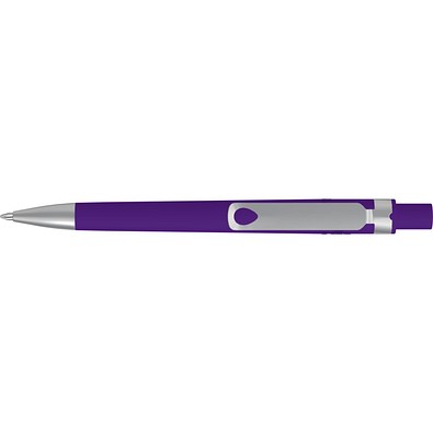 uma® RECYCLED PET PEN CORE SI GUM Druckkugelschreiber, dunkelviolett