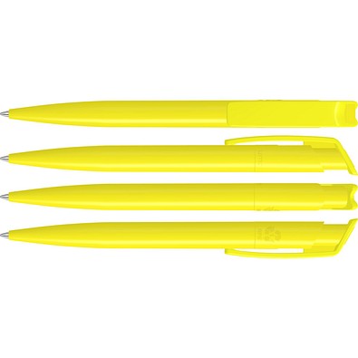 uma® RECYCLED PET PEN Druckkugelschreiber, gelb