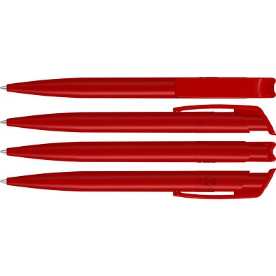 uma® RECYCLED PET PEN Druckkugelschreiber, rot