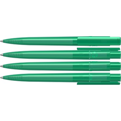 uma® RECYCLED PET PEN PRO transparent Druckkugelschreiber, petrol