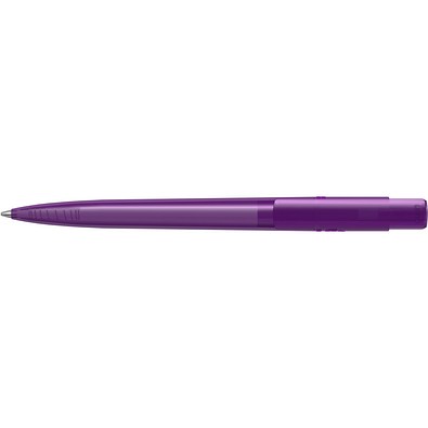 uma® RECYCLED PET PEN PRO transparent Druckkugelschreiber, violett