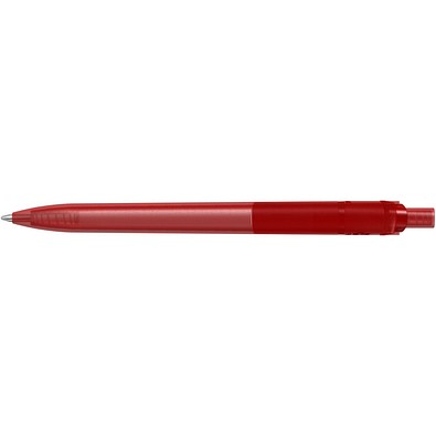 uma® RECYCLED PET PEN STEP frozen Druckkugelschreiber, rot