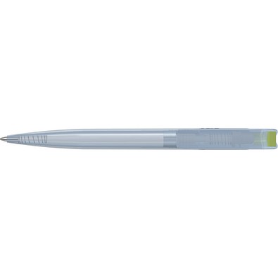 uma® RECYCLED PET PEN transparent SG Druckkugelschreiber, hellgrün