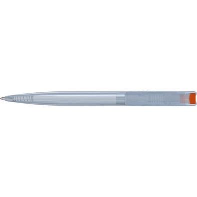 uma® RECYCLED PET PEN transparent SG Druckkugelschreiber, orange