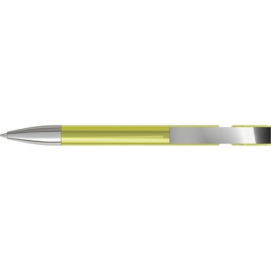 uma® SKY transparent M SI Druckkugelschreiber, gelb