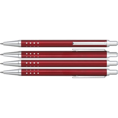 uma® SLIMLINE Druckkugelschreiber, rot
