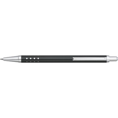 uma® SLIMLINE Druckkugelschreiber, schwarz