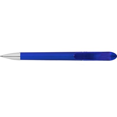 uma® SPOT transparent SI Druckkugelschreiber, dunkelblau