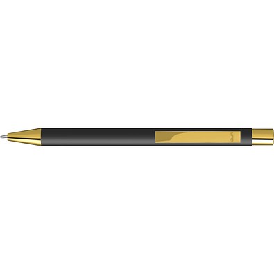 uma® STRAIGHT GO Druckkugelschreiber, schwarz