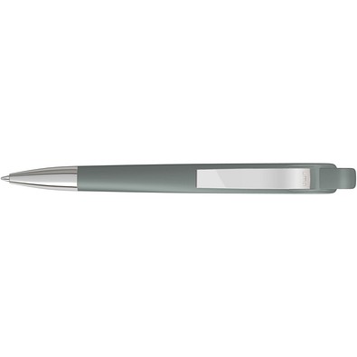 uma® STREAM M SI Druckkugelschreiber, grau