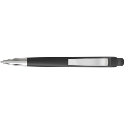 uma® STREAM M SI Druckkugelschreiber, schwarz
