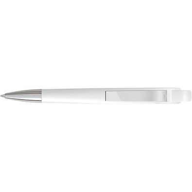 uma® STREAM M SI Druckkugelschreiber, weiss