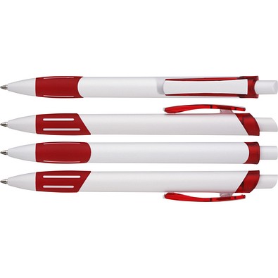uma® STRIPE Druckkugelschreiber, rot
