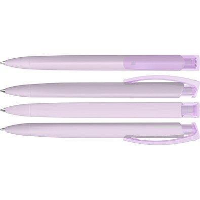 uma® TRINITY K transparent GUM Druckkugelschreiber, pastell violett