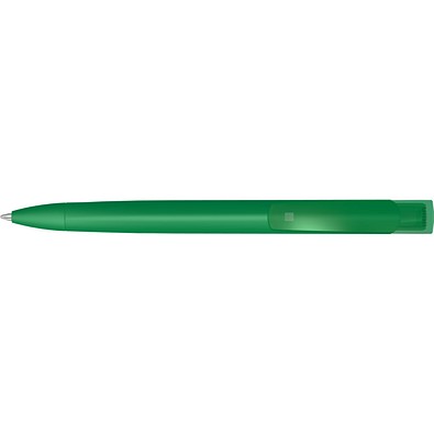uma® TRINITY K transparent RECY Druckkugelschreiber, dunkelgrün