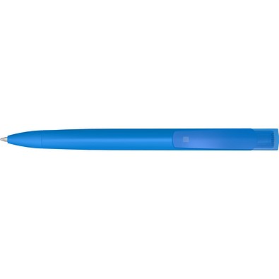 uma® TRINITY K transparent RECY Druckkugelschreiber, hellblau