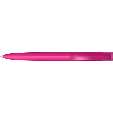 uma® TRINITY K transparent RECY Druckkugelschreiber, magenta